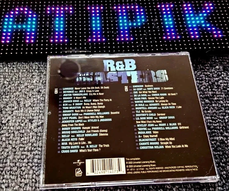 🎤 Cd R&B Masters - Álbum Duplo 36 Títulos Cultos 2003 Universal 💿 – photo 2